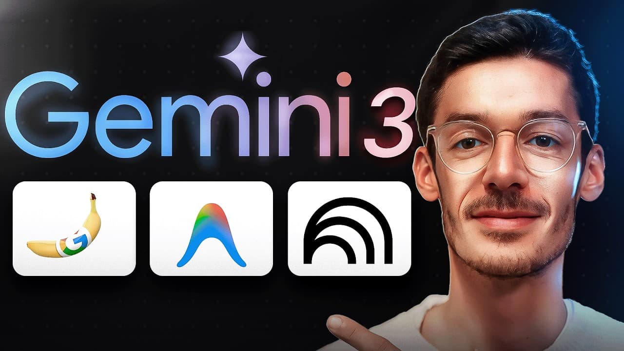 Gemini 3 : La Vraie Révolution IA (apps, 3D, agent vocal) - 3 Ans Après GPT-3 (ce qui a changé)
