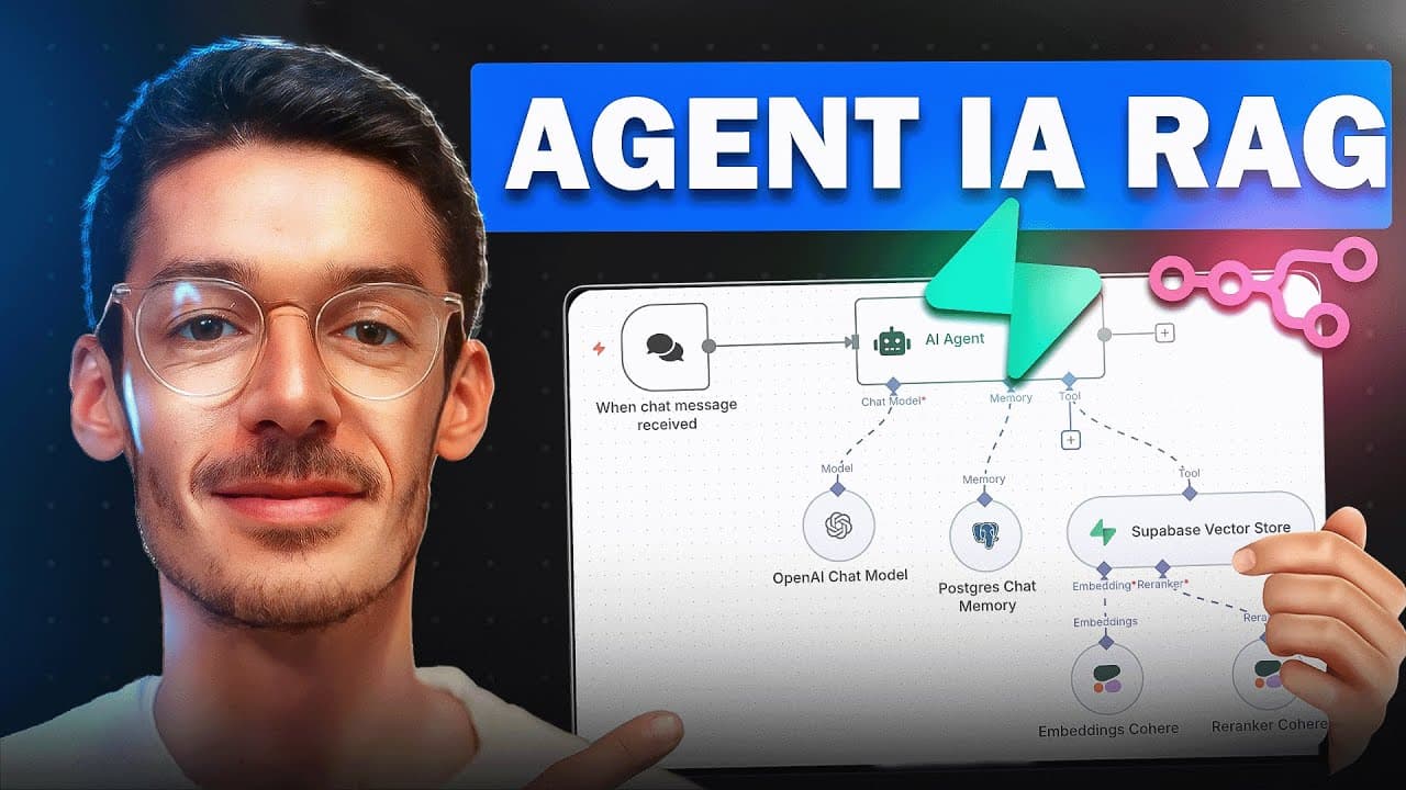 Créer un Agent IA puissant (RAG) : Tutoriel Complet (no code)